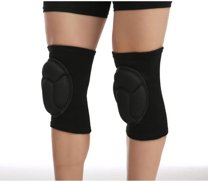 Black DanceGuard Knee Protector - Premium knee support for dancers by IWGU