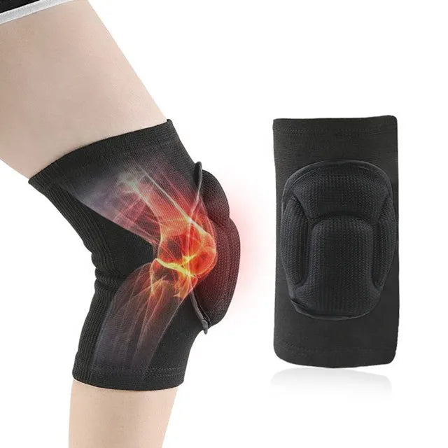 Black DanceGuard Knee Protector - Premium knee support for dancers by IWGU